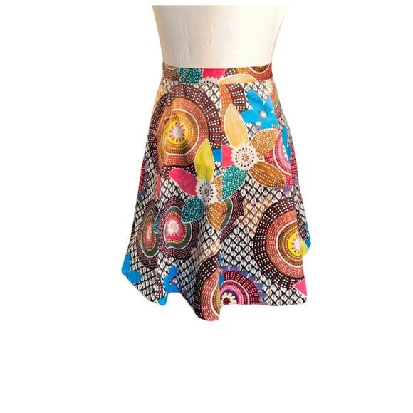 JNTWorld Sundance Retro Floral Design Skirt Women Size Large - Picture 3 of 9